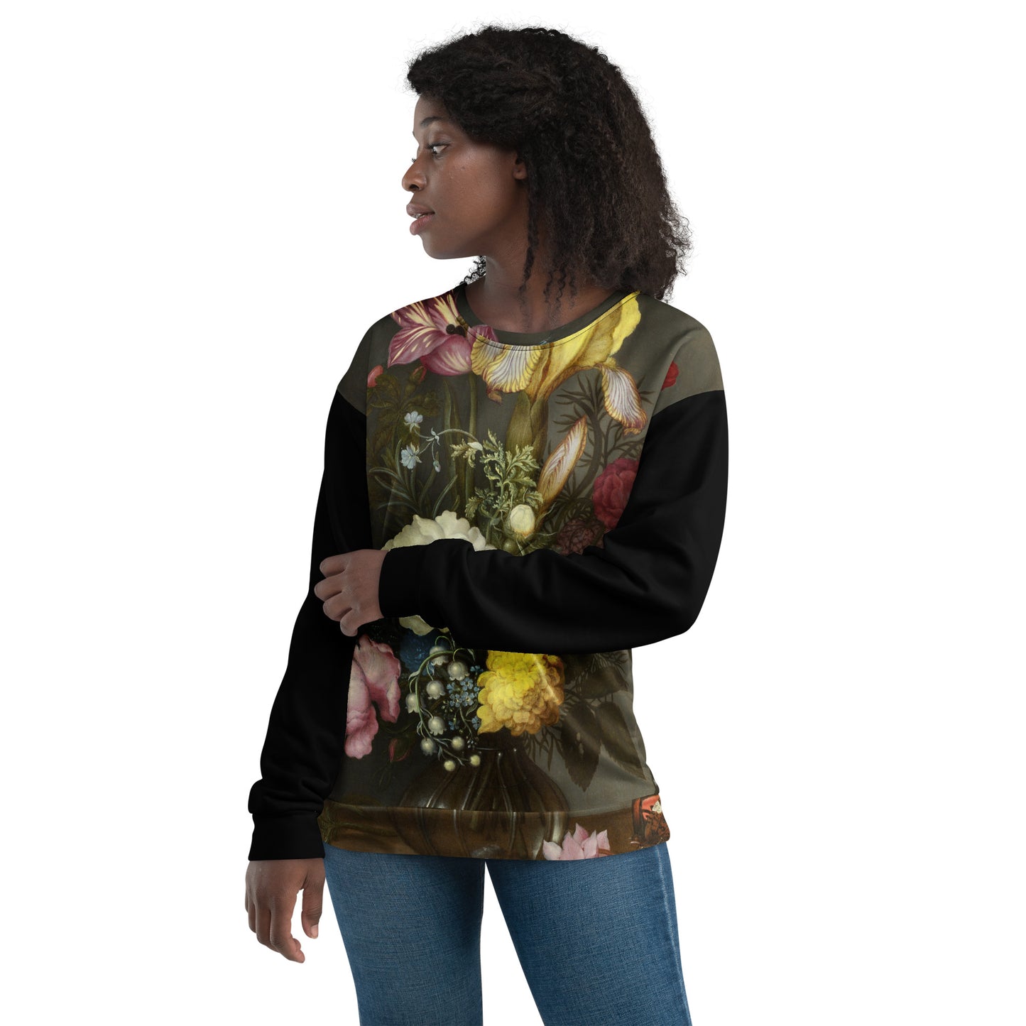 Unisex Sweatshirt - Flowers Painting National Gallery