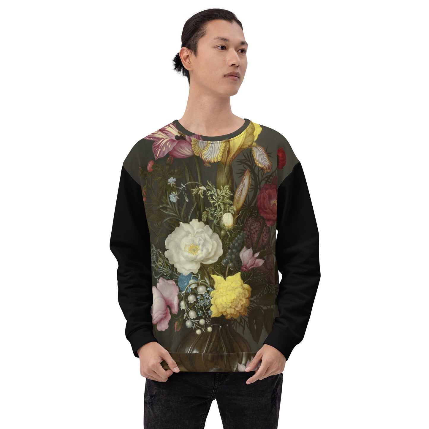 Unisex Sweatshirt - Flowers Painting National Gallery