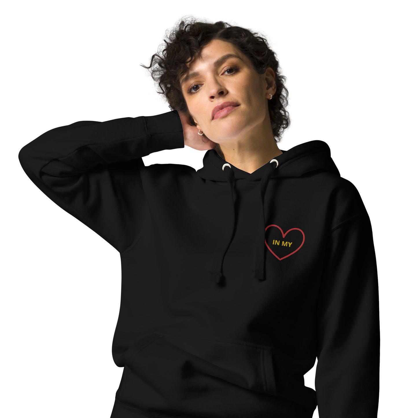 IN MY HEART - Embroidered Unisex Hoodie