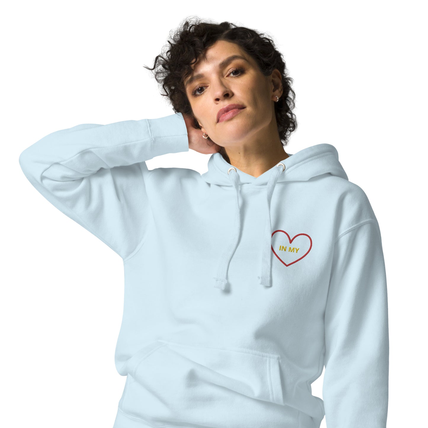 IN MY HEART - Embroidered Unisex Hoodie