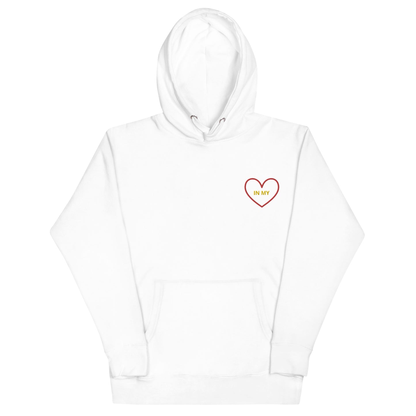 IN MY HEART - Embroidered Unisex Hoodie